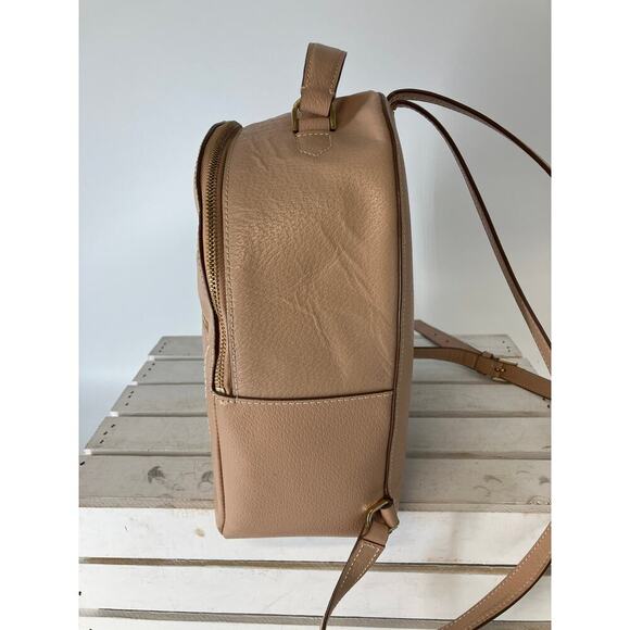 KATE SPADE LARGE NUDE LEATHER BACKPACK - Picture 4 of 16